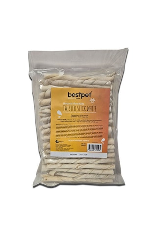 Bestpet Burgu Beyaz Kemik Çubuk Köpek Ödülü 350 Gr 243-30001.01