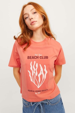 Jack & Jones Jjxx Jxsally Reg Oneck Ss Tee Yavruağzı Kadın Kısa Kol T-shirt 000000000101961820 Pembe