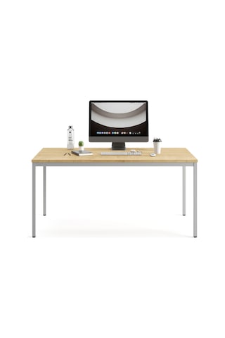 Çok Amaçlı 140x80x75h Cm Masa, Yemek Masası, Ofis Çalışma Masası, Bilgisayar Masası, Safir Meşe Safir Meşe