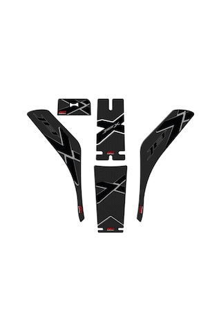 GP Kompozit SYM Jet X 125 2022-2024 Uyumlu Tank Pad Seti Karbon