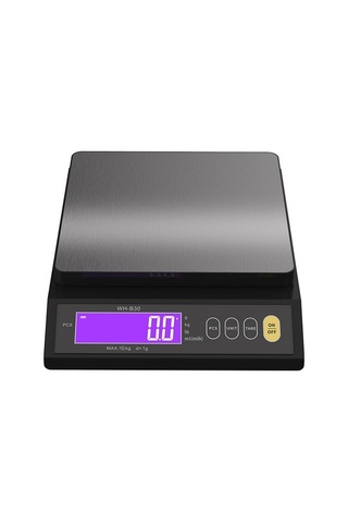 Fortunelane Ip67 Su Geçirmez Dijital Terazi - Kesin Sayma, Otomatik Kapatma, 10kg/1g, 400mah Li-pil, Siyah Abs+paslanmaz Çelik Siyah