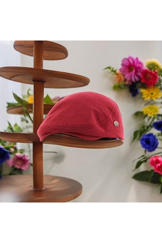 Shopiolog Yazlık Spor İtalyan Fılet Model Erkek London Kasket Bordo