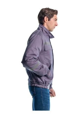 Şensel, Reflektörlü Kapitoneli Mont, Gri -92E331- Iş Montu