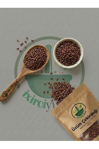 İxirciyusuf Üzüm Çekirdeği Grape Seed Whole Grape Seed Vitis Vinifera Doğal Tane 100 G