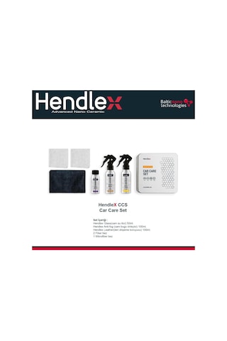 Hendlex Car Care Set - Su İtici-buğu Önleyici-deri Koruma