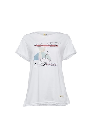 Biggdesign Faces Fashionaddict Kadın T-Shirt
