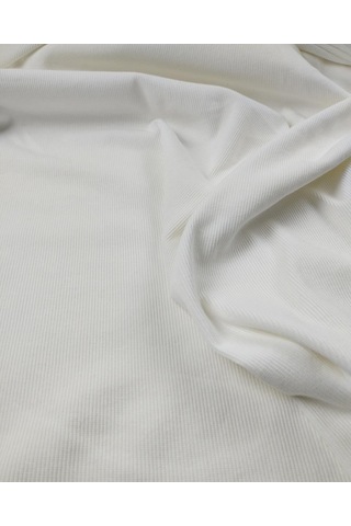Ekru Renkte Kaşkorse Ribana Kumaş En 100 Cm X Boy 160 Cm -10372 Ekru