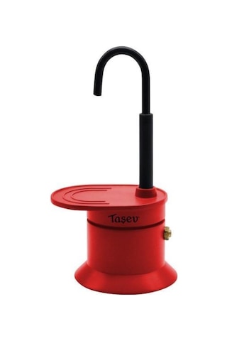 Taşev Bologna Kırmızı Açık Moka Pot T3502