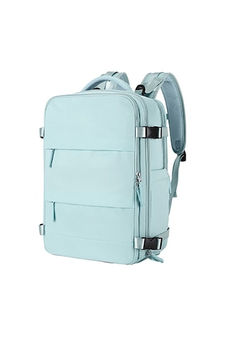 Seyahat Sırt Çantası Çok Bölmeli Sırt Çantası -mavi Mavi