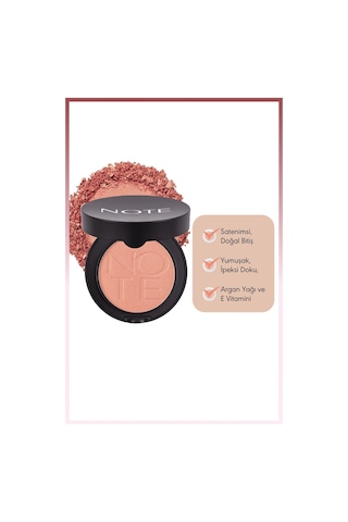 Note Cosmetique Luminous Silk Compact Blusher Toz Allık - 12 Rosy Glow