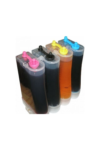 Canon-Hp-Epson Uyumlu Bitmeyen Kartuş Tankı - 400 ML - Dolu