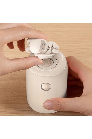 Benks NS03 Dijital Ekran El Isıtıcı Özellikli Aroma Kokulu Powerbank 15W 10000mAh BENKS-TA84714 Beyaz