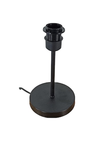 Metal Gövdeli Abajur Ayağı Siyah