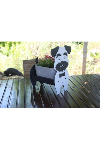 Köpek Saksı Standı Saksı Hediyeli