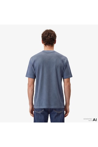 Hugo Boss Cotton Terry Erkek Mavi T-shirt 50534434 545591