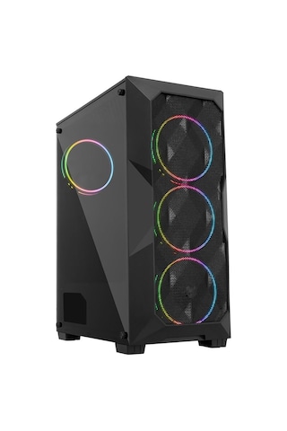 Gameforce GF-8010 Cold 6x120 MM Rainbow Fanlı Oyuncu Kasası