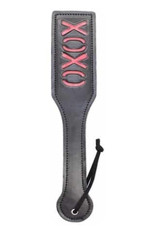 Unisex Xoxo Deri Şaplak Fantezi Deri Şaplak