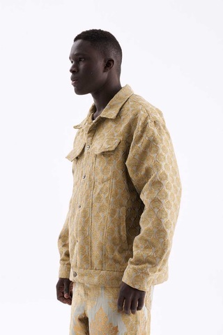 Oversize Jacket Altın