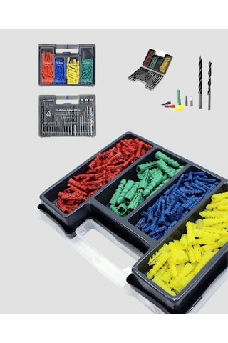 Matkap Ucu Seti 24 Parça Organizer Kutulu Ahşap Metal Beton Uyumlu Yeni Nesil 82542763