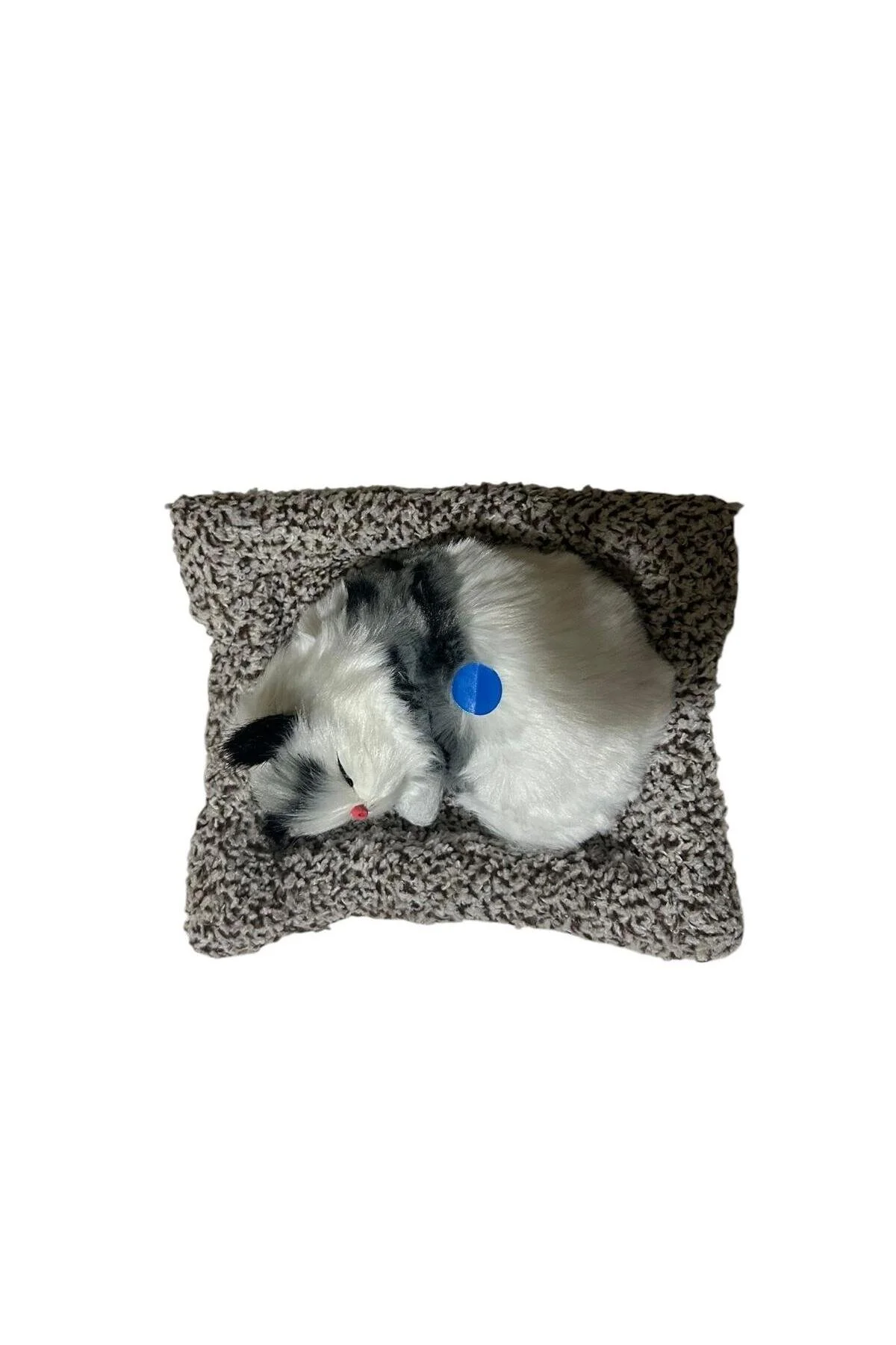 Sesli Uyuyan Kedi Miyavlayan Kedi Pelüş Uyuyan Kedi Karışık Gönderilir Çok Renkli