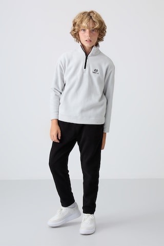 Tommylife Standart Fit 2li Paket Çam Yeşili-taş Erkek Çocuk Polar Sweatshirt - 11221 Çam Yeşili