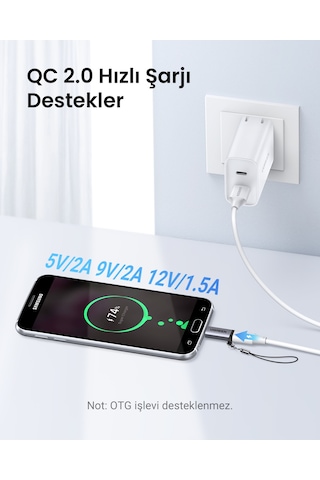Ugreen Usb-c Female To Micro Usb Male Dönüştürücü Adaptör, 50590
