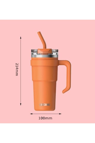 Dodge Trekking Çelik Termos Mug 750ml Turuncu Turuncu