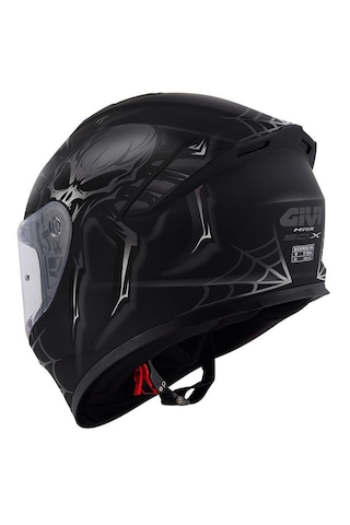 Givi 50.x Arachno Fullface Motosiklet Kaskı Mat Gri - Siyah