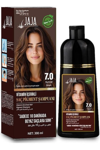 Jaja Vitamin İçerikli Saç Pigment Şampuanı Unisex 300 Ml 7.0 Kumral Tüm Saçlar