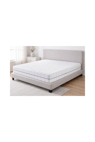 Kılıf İnci 120x200 Yatak Kılıfı Koruyucusu Yatak Örtüsü Fermuarlı Kapitone Zippered Mattress Cover Natural