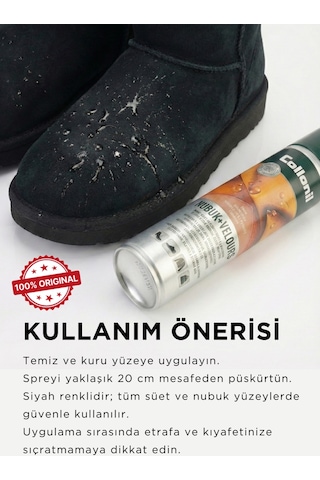 Collonil Tuna Siyah Süet Ve Nubuk Boyası 200 Ml - Made İn Germany - 1592 Diğer