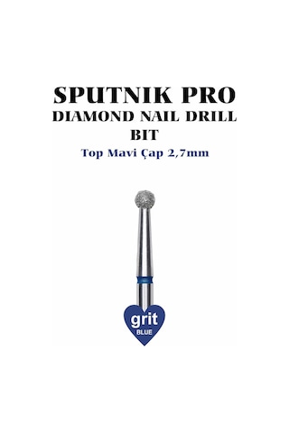 Elmas Top Freze Mavi Çap 2,7mm