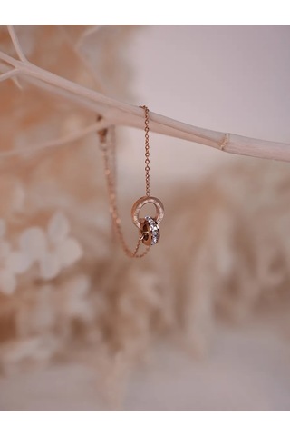 Reva El Bileğine Takılan Taşlı Ve Pandantifli Bilezik 151766672 Altın