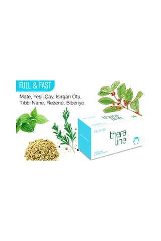 Thera Line Full & Fast Bitkisel Süzen Poşet Çay 20'li