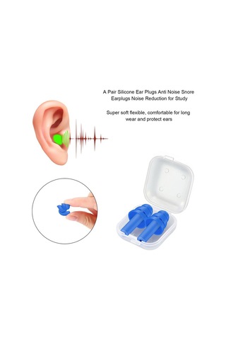 Gajeena 8 Paket Silikon Kulaklık - Su Geçirmez, Gürültü Engelleme, Uyku Ve Spor İçin, Taşınabilir Kutulu Turuncu