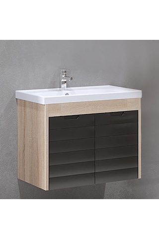 Denko Mostar 70 Cm Banyo Dolabı Takımı + Boy Dolabı Çok Renkli