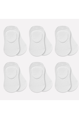Bistyle 6'lı Bebek Babet 6208 Beyaz