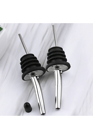 Ranyeek 304 Paslanmaz Çelik Şarap/yağ Döşatıcı, Sıvı Akış Kontrolü, Kauçuk Mantar Tıkanıklığı, Bar Ve Mutfak Aleti, Kapağısız Tip 1 Diğer