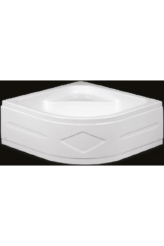 Alika - 100X100 Oval Mini Köşe Küvet Panelli
