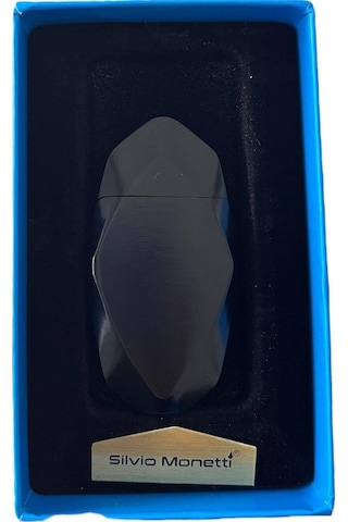 Siyah Elmas Kesim Pürmüzlü Gazlı Çakmak 109395 Siyah