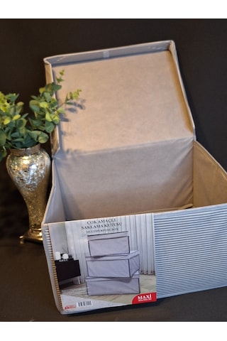 Çok Amaçlı Saklama Kutusu Maxi 40 X 50 X 30 Cm Gri