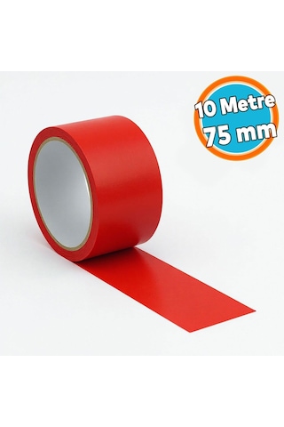 Kırmızı Tamir Bandı 75mm X10mt Suya Dayanıklı Güçlü Yapışkan Bant İzolasyon Onarım Kullanışlı Pratik