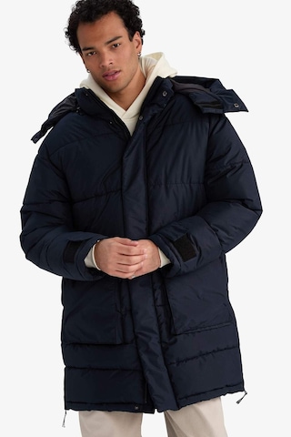 Defacto Su İtici Kapüşonlu Parka Mont F5724ax25cwnv64 Lacivert-nv64