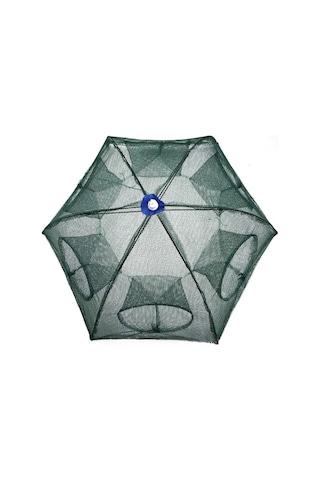 Balık Yengeç Tuzağı 6 Girişli Katlanır