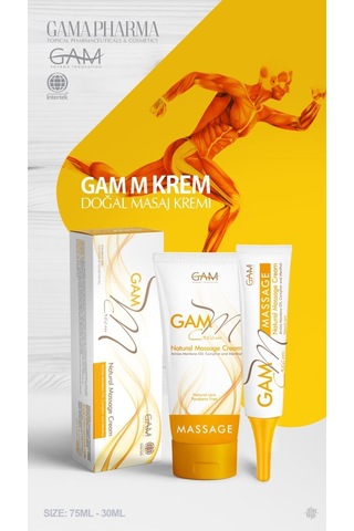 Gam M Boyun Sırt ve Omuz Tutulmalarını Krem 75 ML