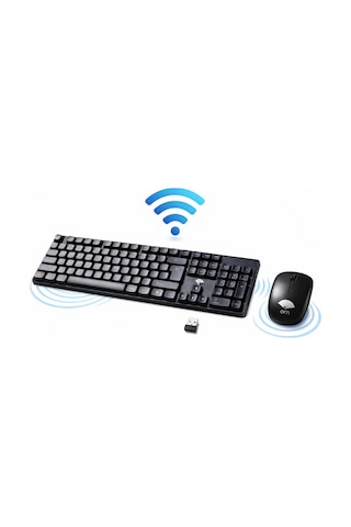 Orn Cs700 Kablosuz Türkçe Siyah Q Klavye Ve Mouse Set Lazer