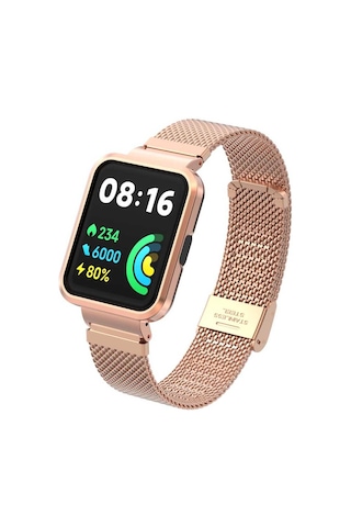 Xiaomi Redmi Watch 2 Lite Zore Krd-66 Metal Kordon