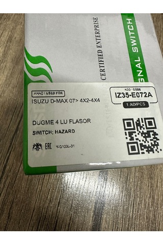 Isuzu D - Max Dörtlü Flaşör Düğme 2007