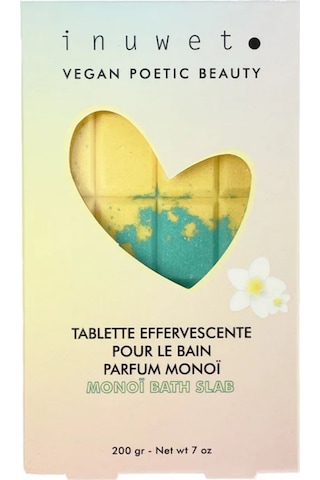 Inuwet Çikolata Tableti Şeklinde Banyo Topu Monoi Fresh