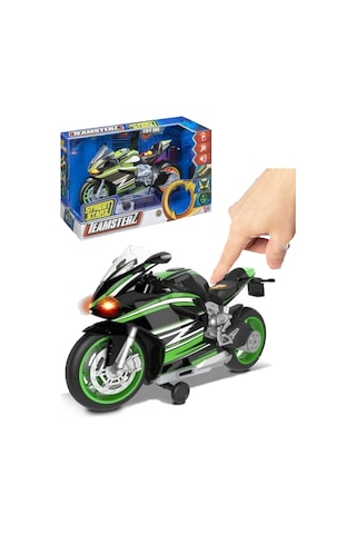 Teamsterz Street Moverz Sesli ve Işıklı Motorsiklet Yeşil